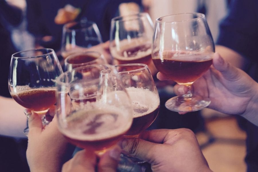 People Toasting At A Gastro Pub Craft Beer | Entertainment & Fine Dining | Covina CA